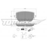 TOMEX Brakes Bremsbelagsatz, Scheibenbremse